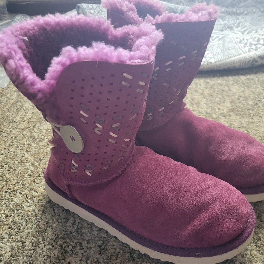 Purple UGG boots
